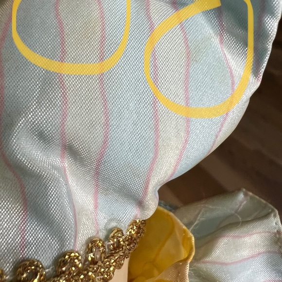 Yellow and Blue Striped Jester Doll - Picture 7 of 10